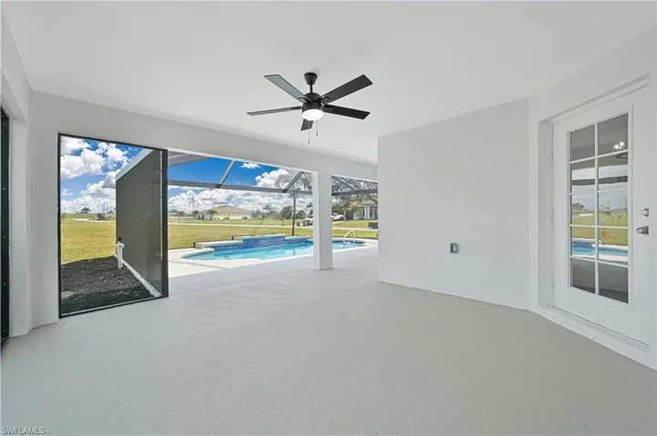 Huge cover patio area