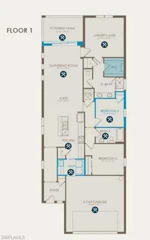 Hallmark - Floorplan with chosen options