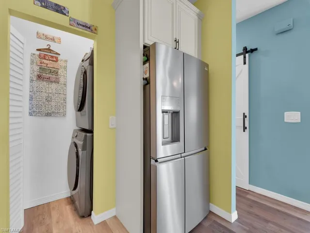 Laundry Closet Off Of Kitchen