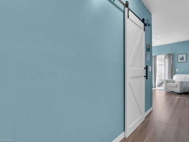 Custom Sliding Barn Door On Guest Bath