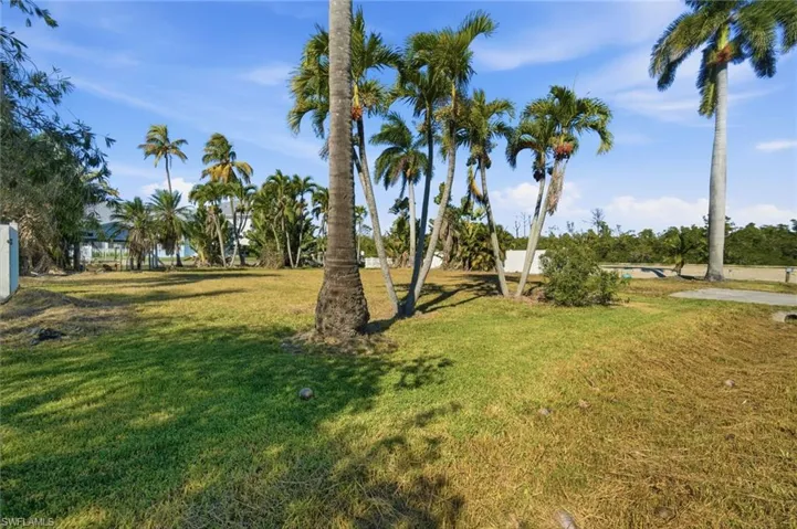 View of green lawn