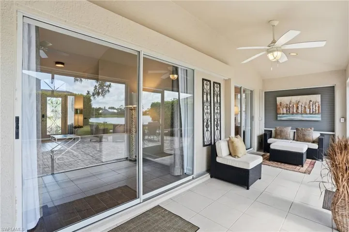 Screened lanai