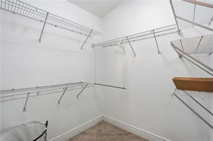 Walk in Primary closet