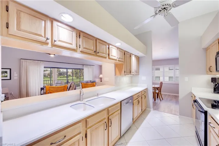 NEWER APPLIANCES. WOOD CABINETS.