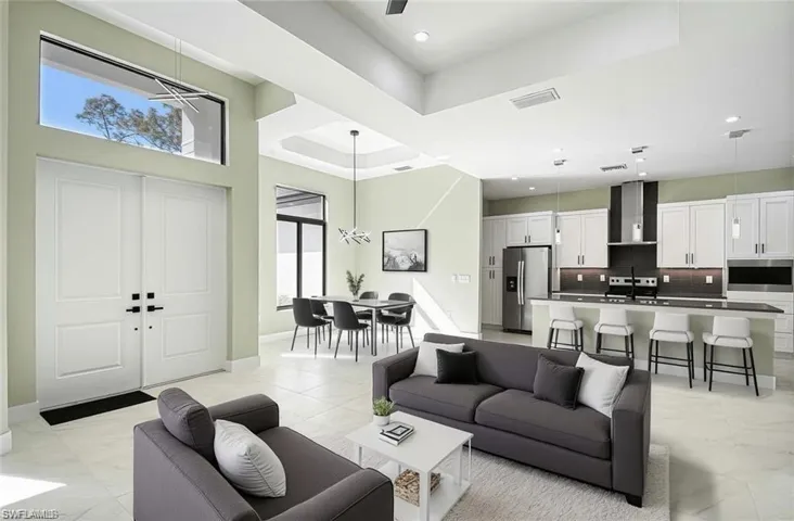 Virtually Staged Living Area