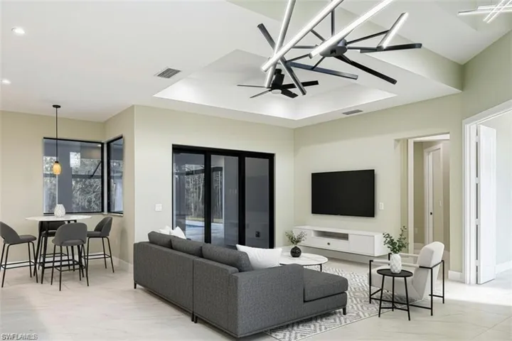 Virtually Staged Living Area