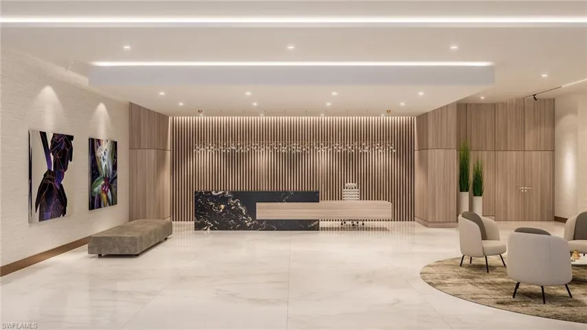 Lobby with Full Time Concierge