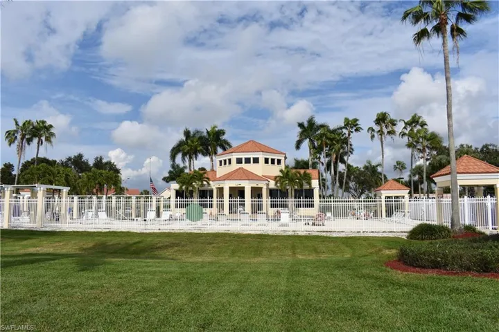 Back of Clubhouse and Larger Pool