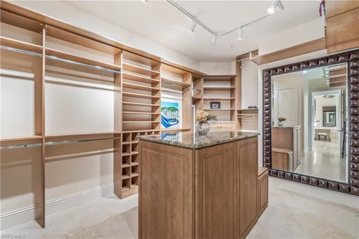View of spacious closet