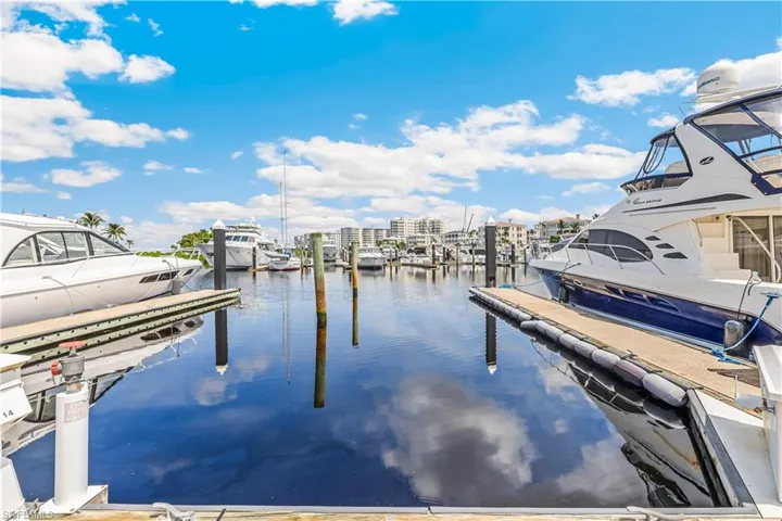View of dock featuring a water view available separately