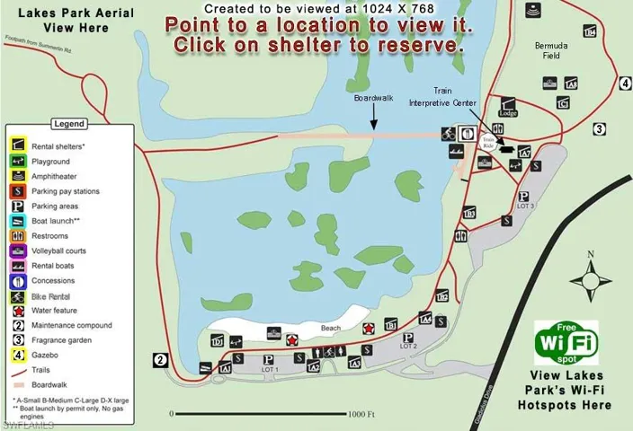 Lakes Park, private entrance