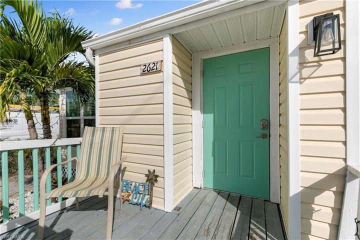 Front of property at 2621 Estero Blvd
