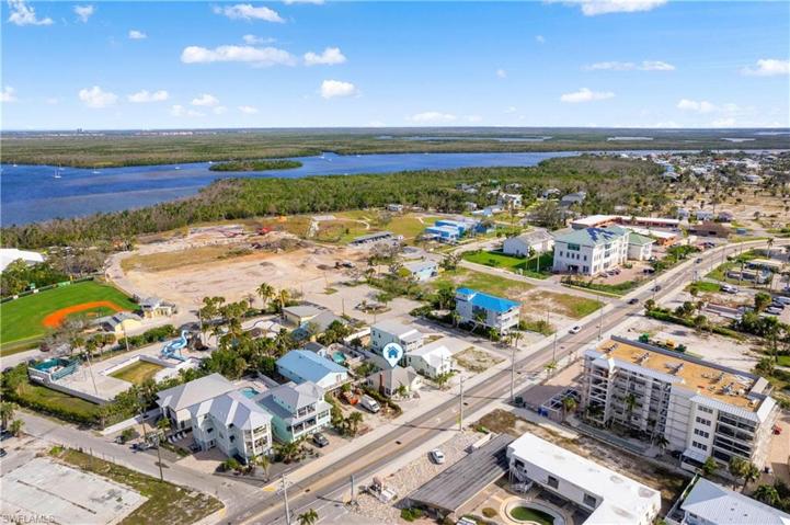 Property with Library, School and Bay in the background.