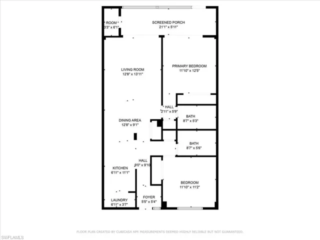 View of room layout
