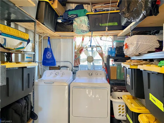 LAUNDRY & STORAGE IN SHED