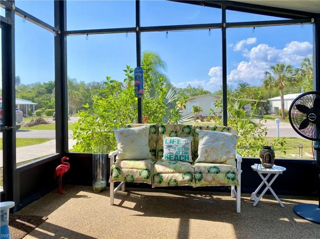 Sunroom with a healthy amount of sunlight