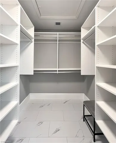 Custom Closet in Primary