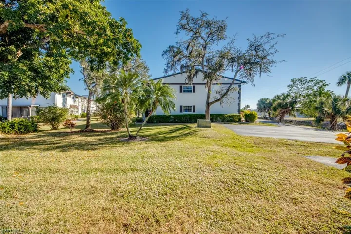 View of back yard