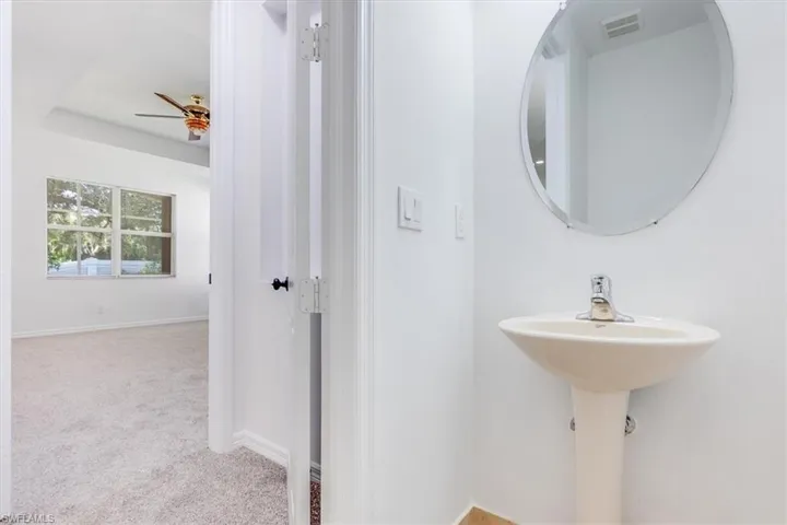 Half Bath off Living Room
