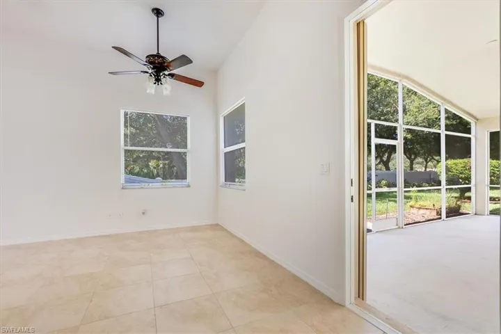 Door to screened lanai