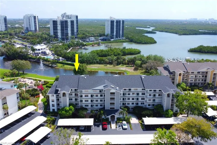 Bird's eye view of a large body of water