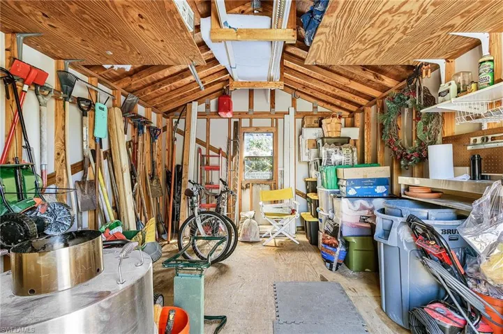 View of storage room
