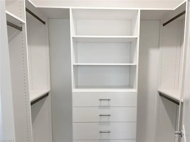 View of spacious closet