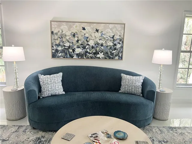 View of living area