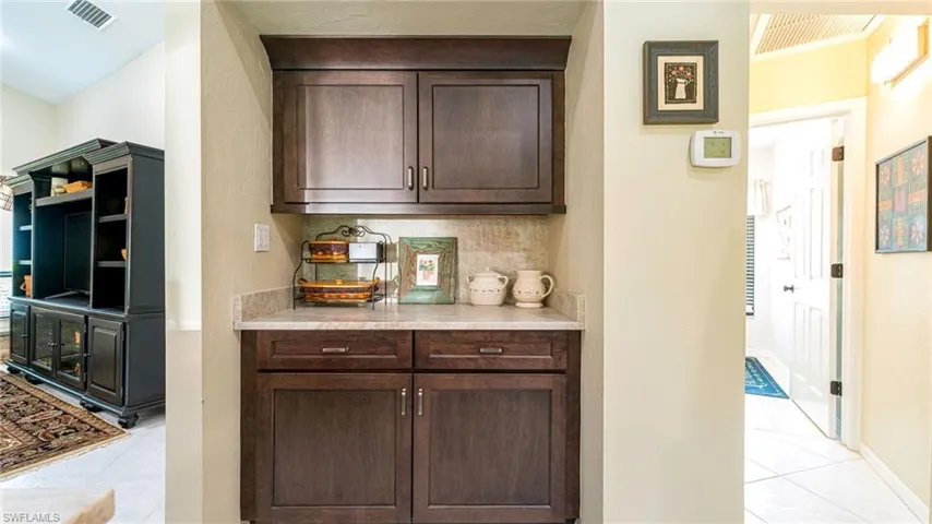 Kitchen Coffee Bar with New Cabinets