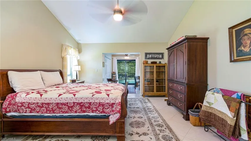 Spacious Master Bedroom with Tile & extra Bonus space for Office or Lounge area