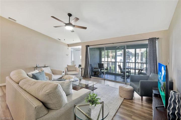 Wood look flooring throughout, complimenting the casual elegance!