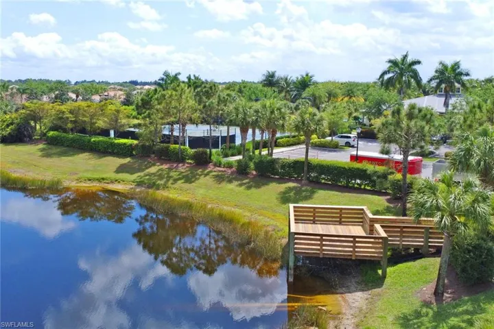 View of property's community with a water view