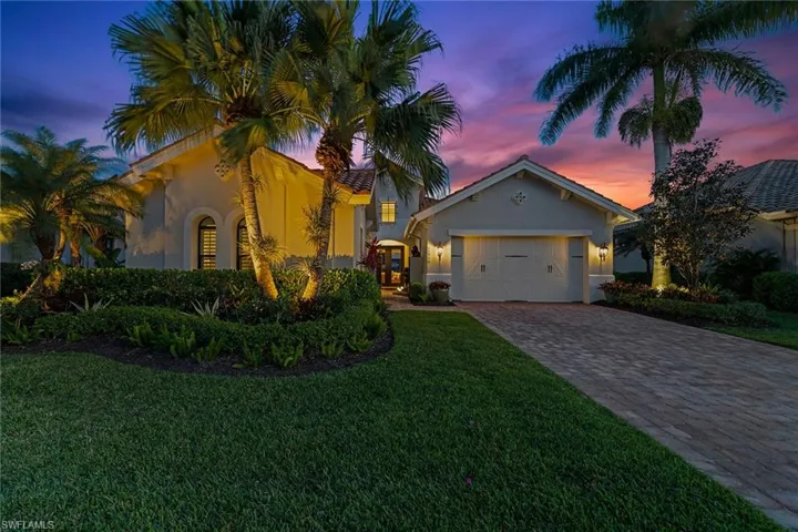 Twilight live shot of front of home