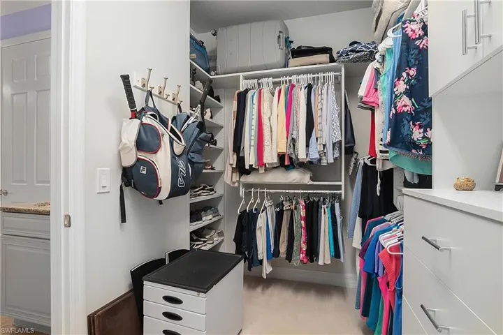 Walk in Closet in Primary Bedroom