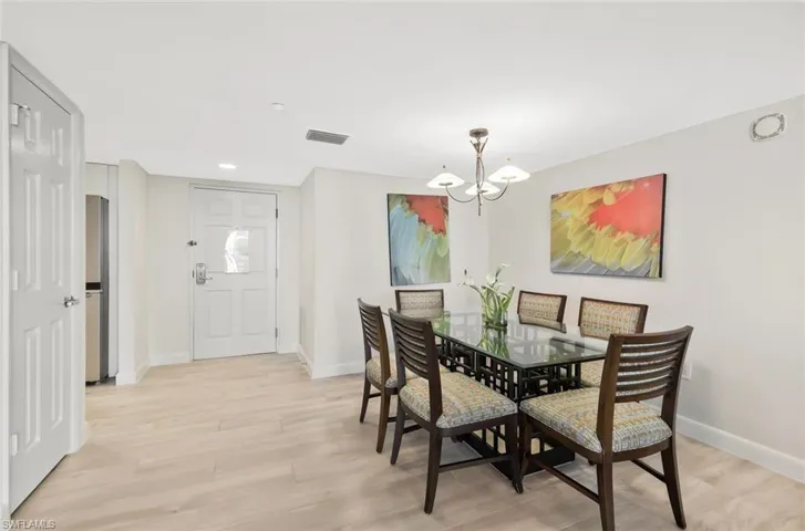 Large dining space for more formal evenings.