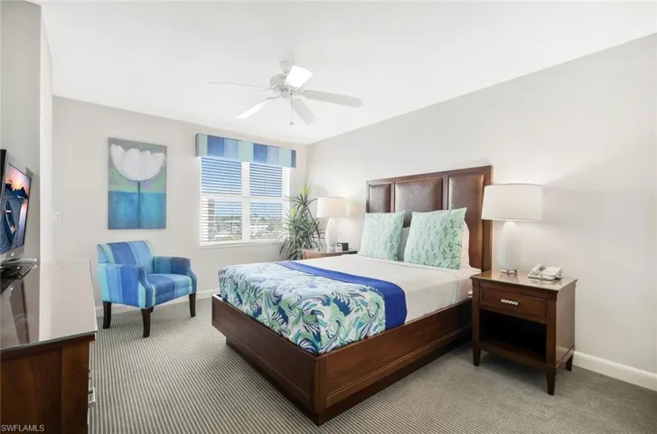 The second bedroom offers plenty of space and natural light.