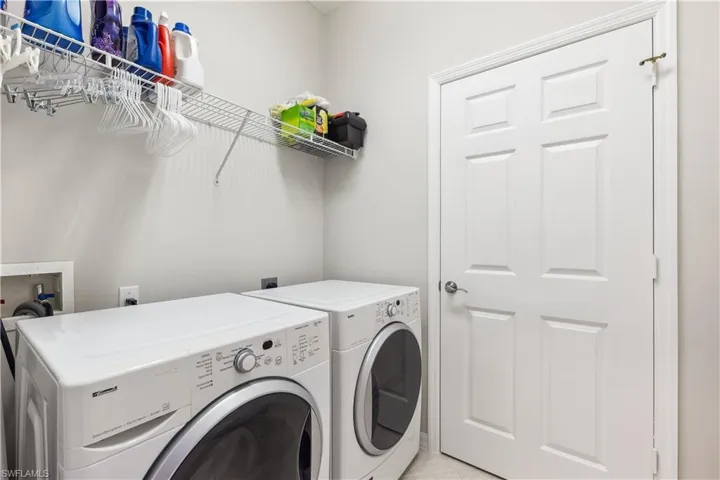 Laundry Room with Storage Closet