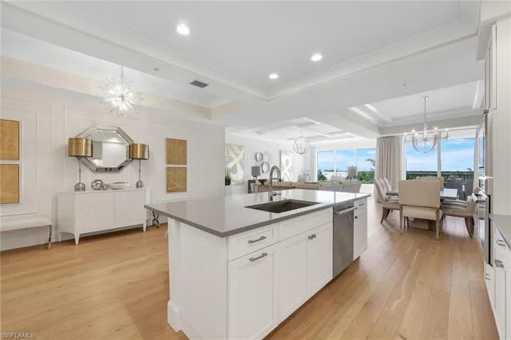 Enjoy the view while preparing a meal!