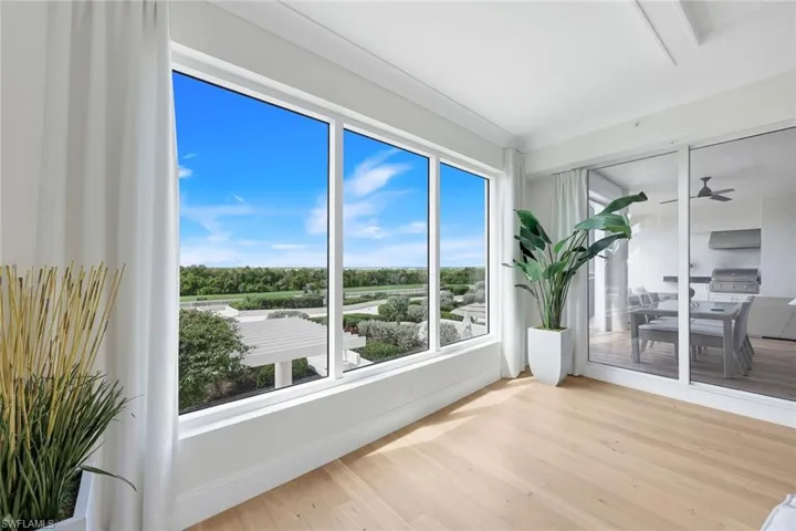 Stunning golf course and bay views from your living room!