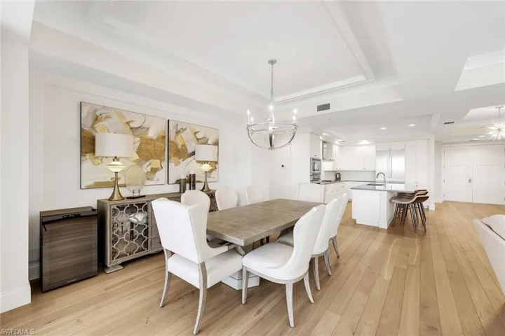 Enjoy a more formal meal in this lovely dedicated space.