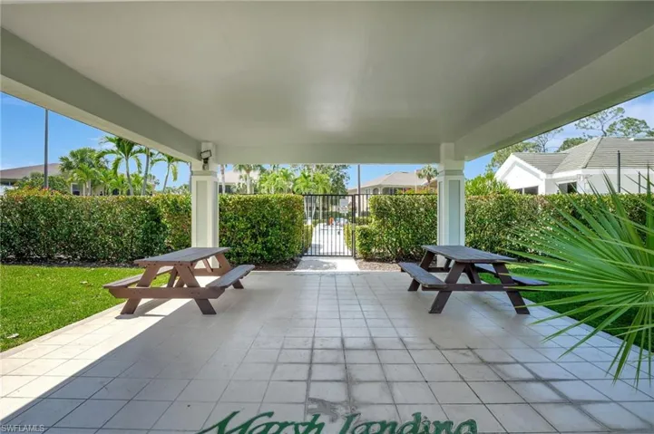 View of patio