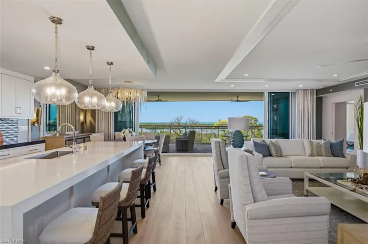 Open Kitchen/Living Floor Plan