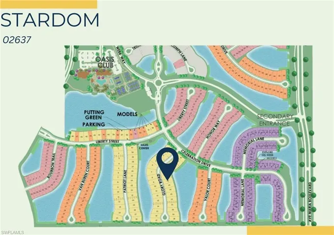 Del Webb Naples Site Map