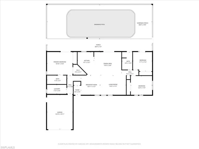 View of room layout