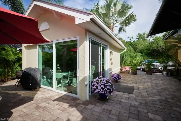 View of patio