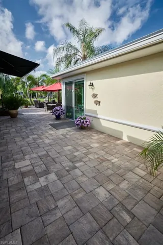View of patio