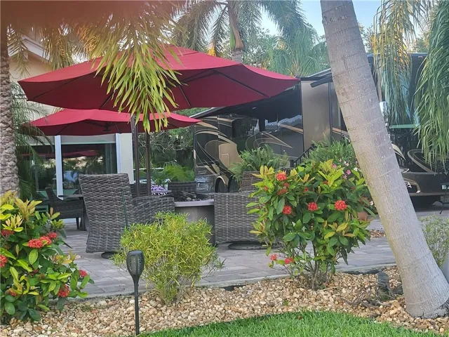 View of patio