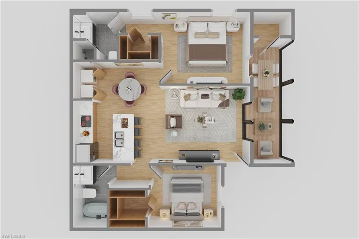 View of floor plan / room layout