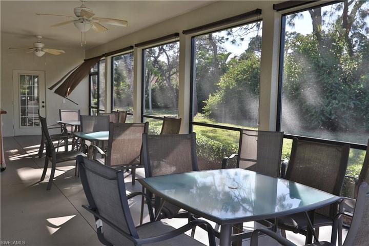 Screened outdoor space