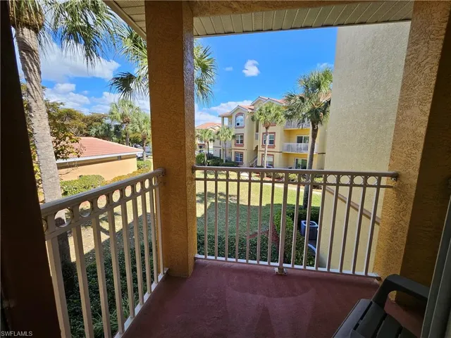 Balcony tucked in and away from winds